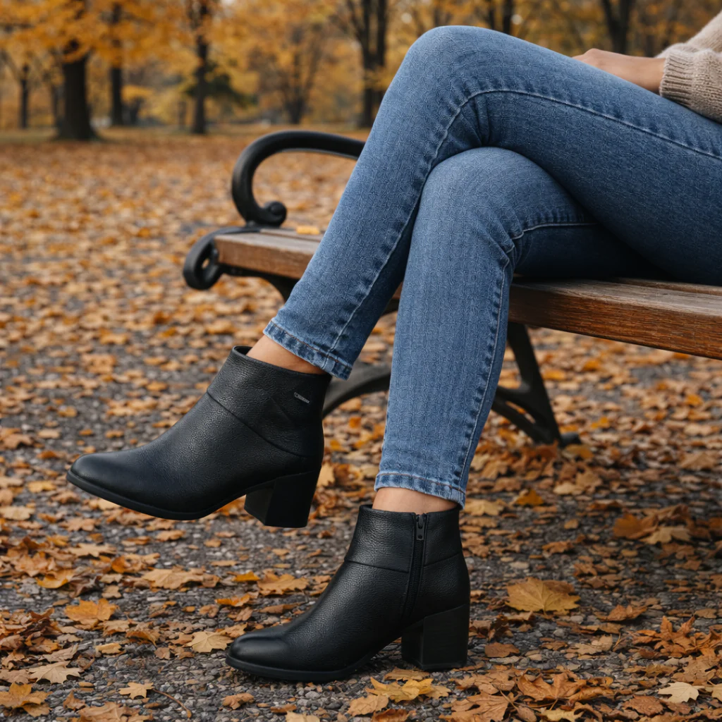 Bota Feminina Bottero Cano Curto Couro Legítimo - Image 10