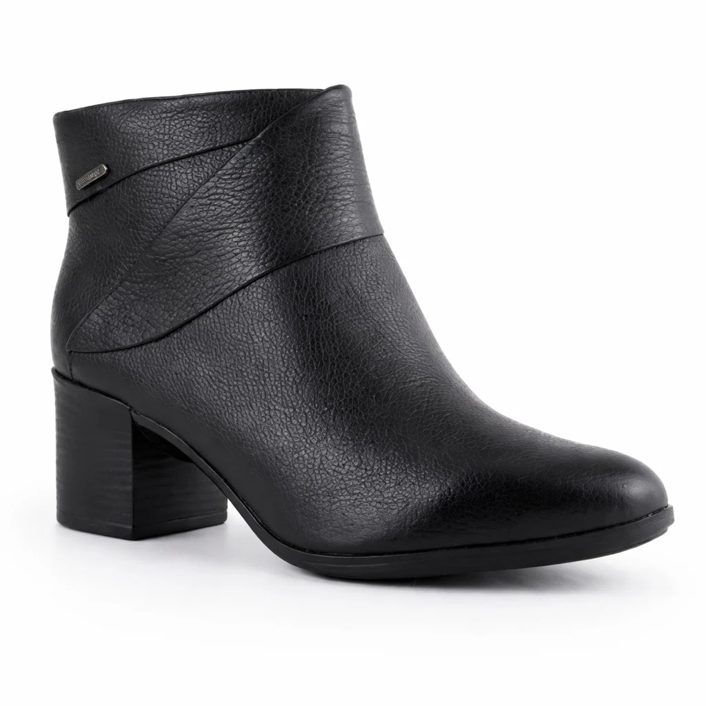 Bota Feminina Bottero Cano Curto Couro Legítimo - Image 6