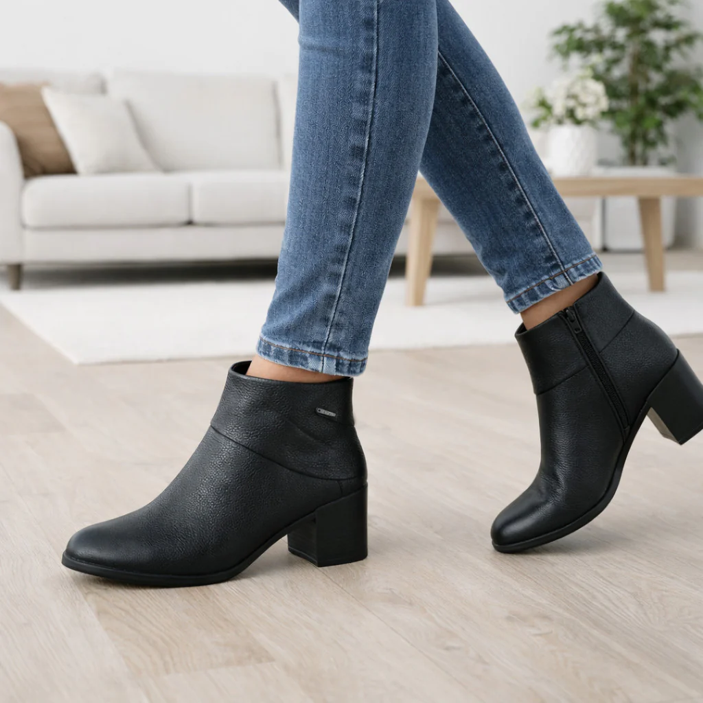 Bota Feminina Bottero Cano Curto Couro Legítimo - Image 7