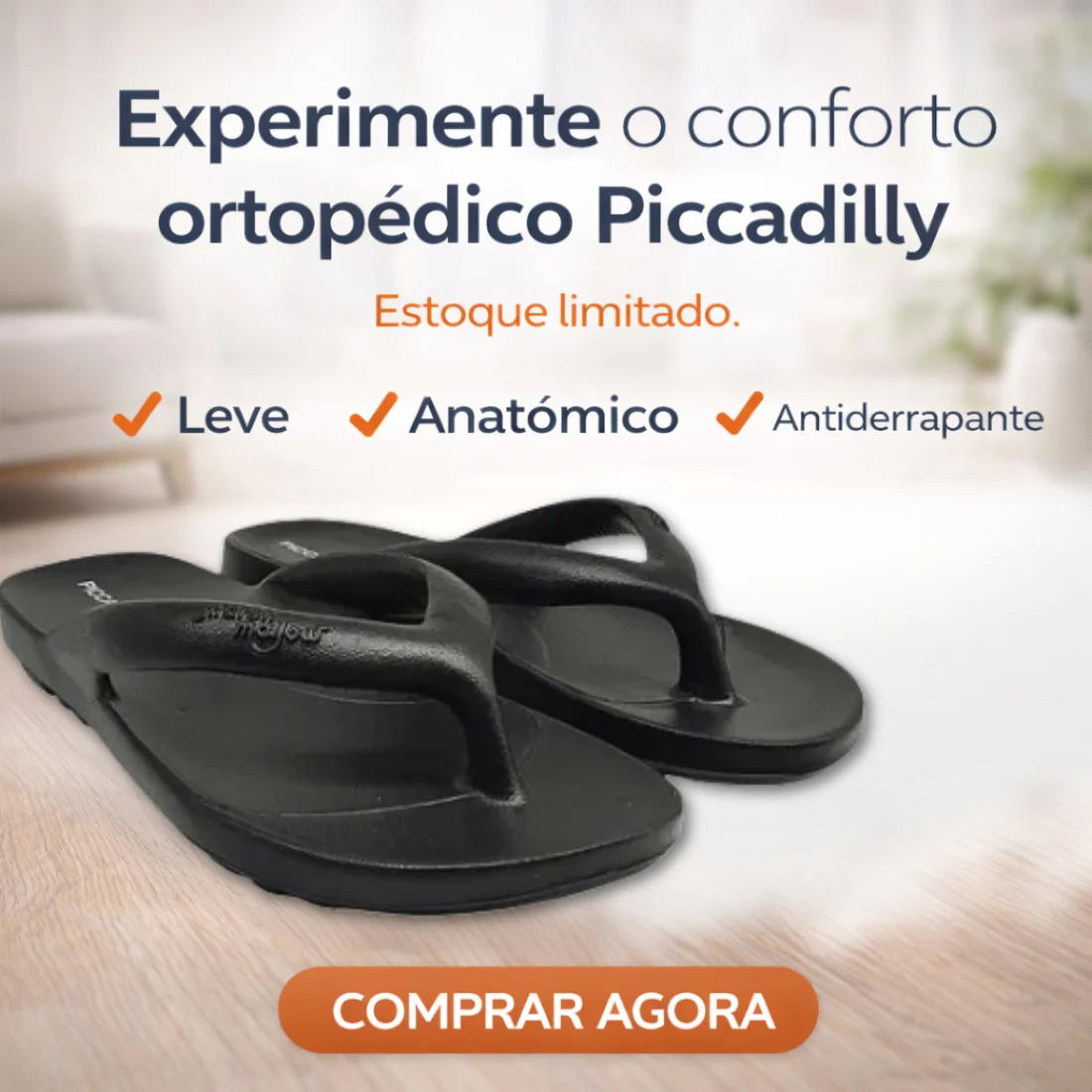 Chinelo Piccadilly Ortopédico Marshmallow – de pés cansados a passos leves. - Image 8