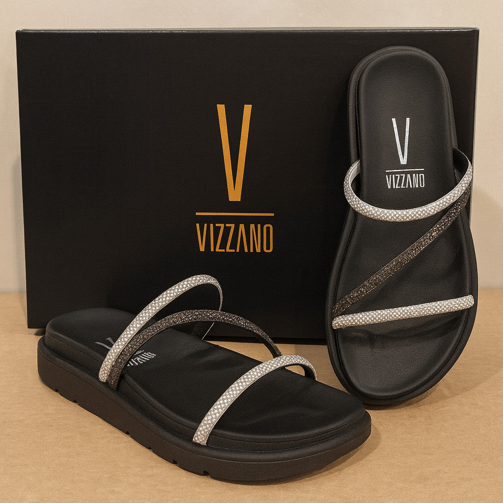 Papete Vizzano Feminina Strass - Estilo Moderno Confortável e Sofisticado - Image 16