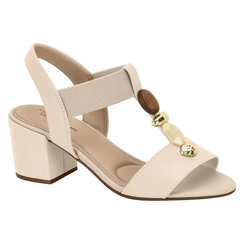 Sandália Feminina Modare Salto Médio Grosso Pedraria - Elegância e Conforto - Image 21