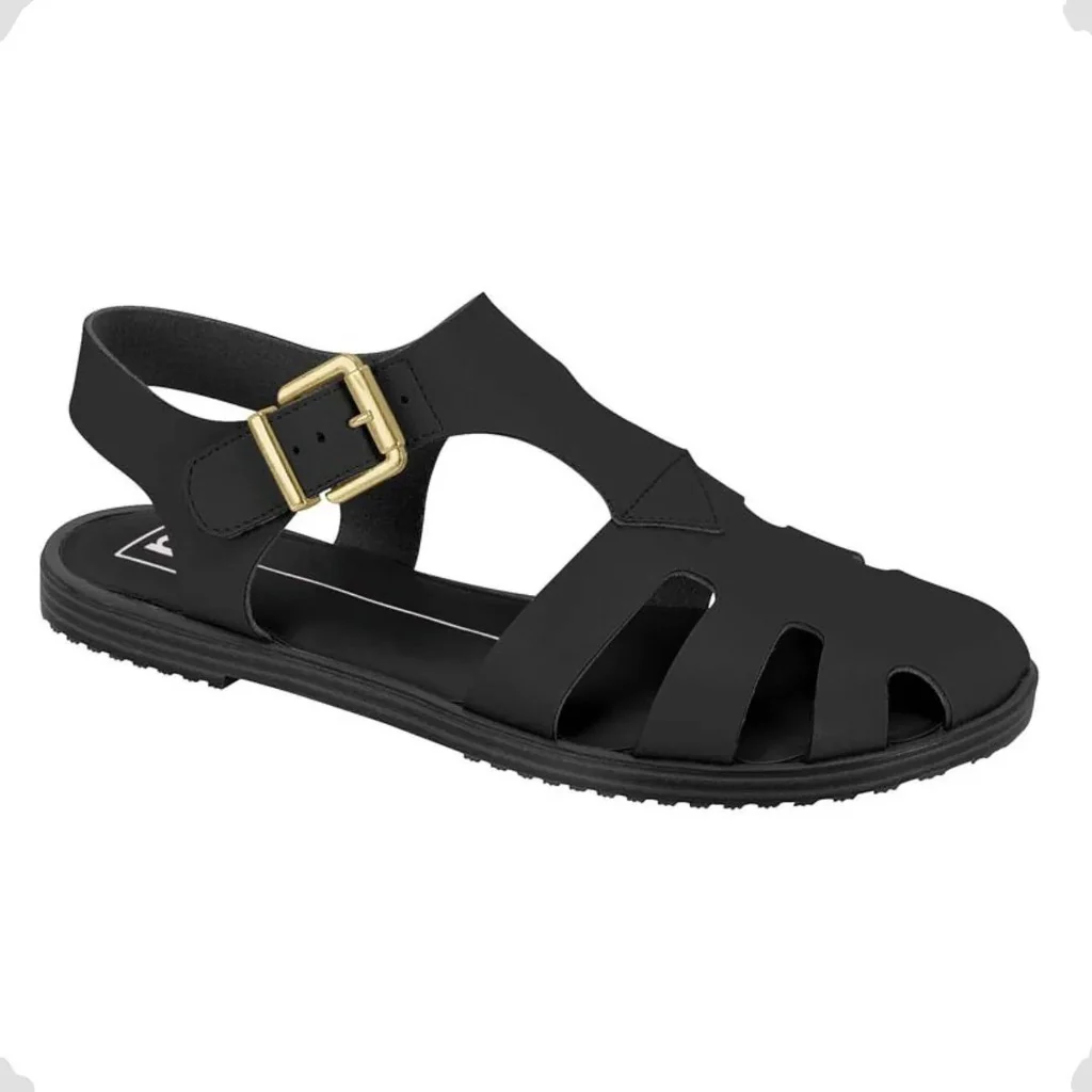 Sandália Feminina Ortopédica com Fivela Moleca - Image 14