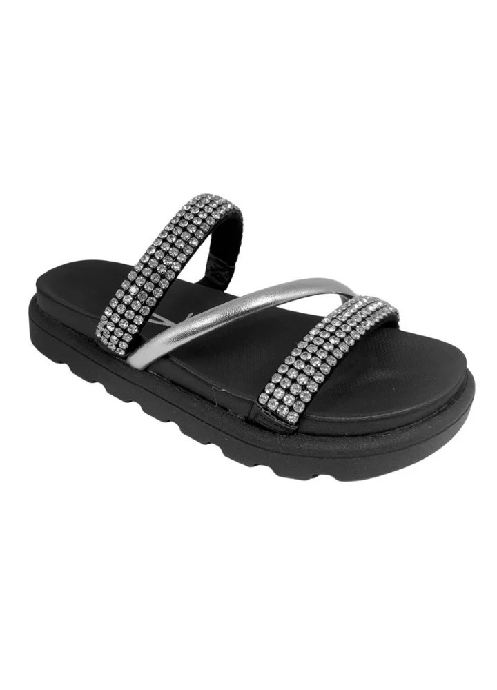 Sandália feminino papete Flatform Brilho Strass – Conforto, Estilo e Bem-Estar - Image 9