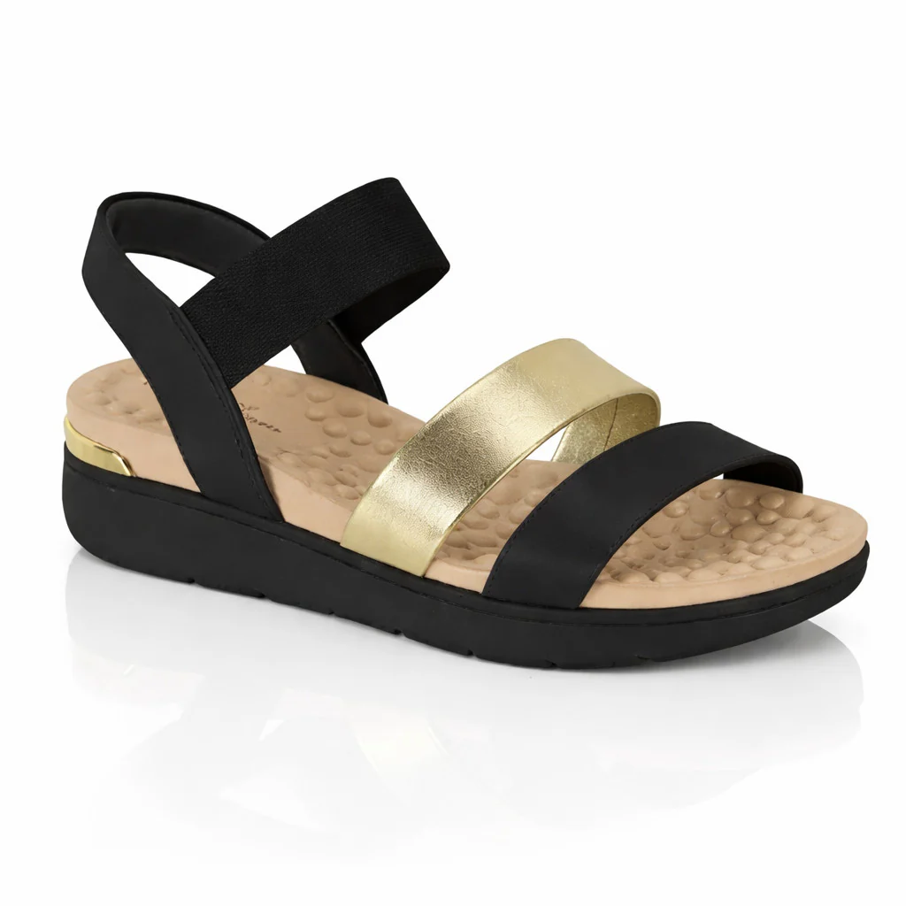 Sandalia Modare Feminina Macia Ortopedica Elastico Ultraconforto - Image 8