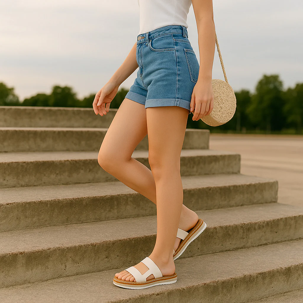 Sandália feminina Casual Flatform Moleca - Image 16