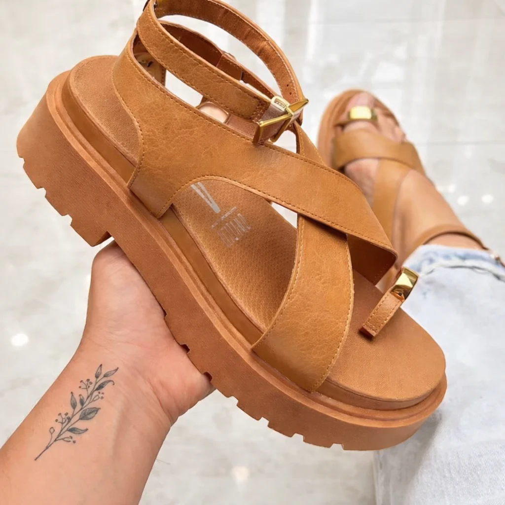 Sandália Feminina Flatform Comfort Vizzano - Image 13