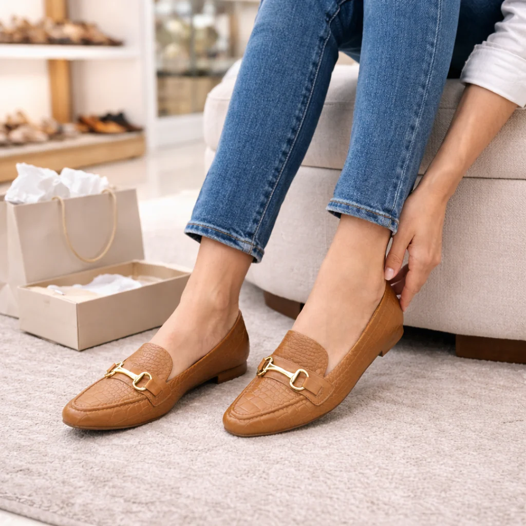 Sapato mocassim feminino Vizzano Ortopédico Bico Fino - Image 14
