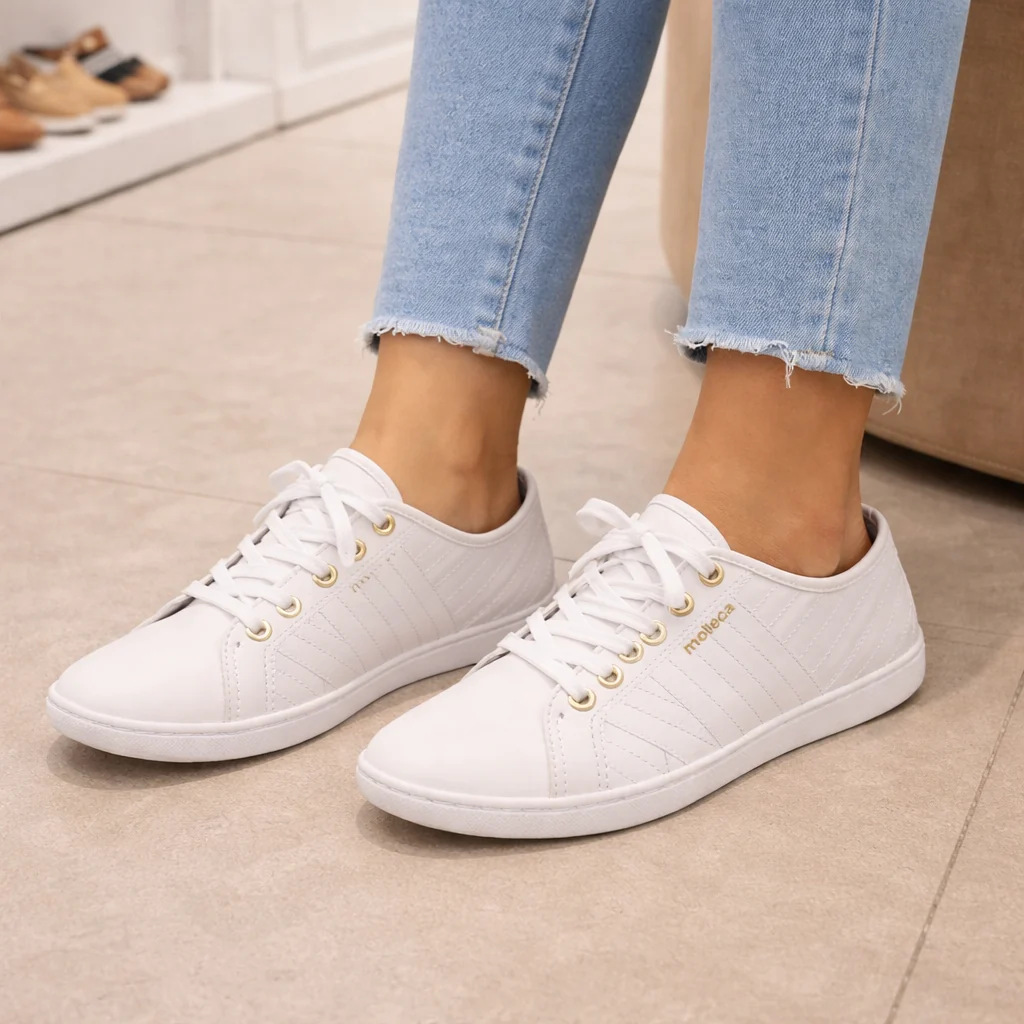 Tenis Casual Feminino Moleca Confortável - Image 13