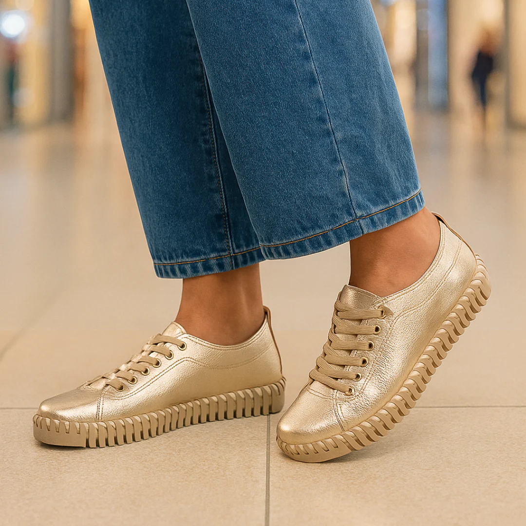 Tênis em couro feminino Bottero - Conforto que Acompanha Você o Dia Todo - Image 15