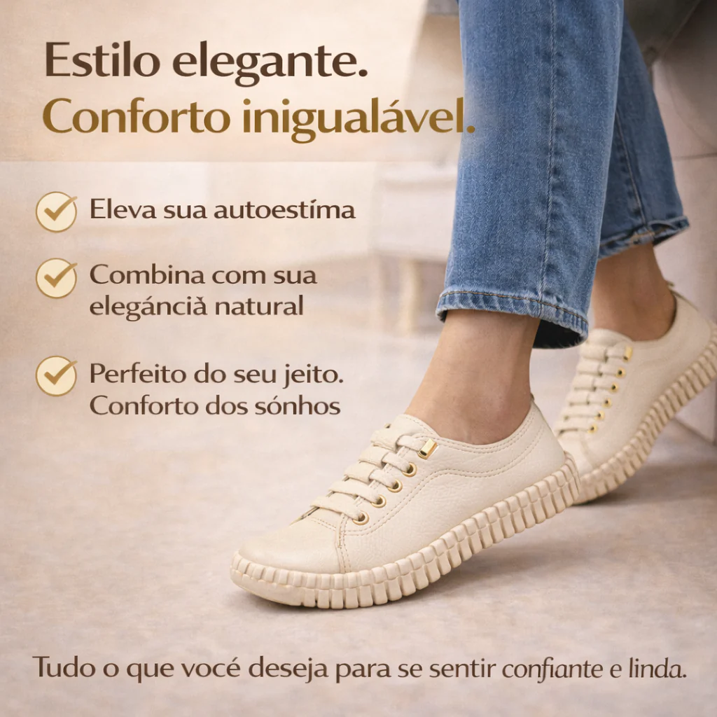 Tênis em couro feminino Bottero - Conforto que Acompanha Você o Dia Todo - Image 4