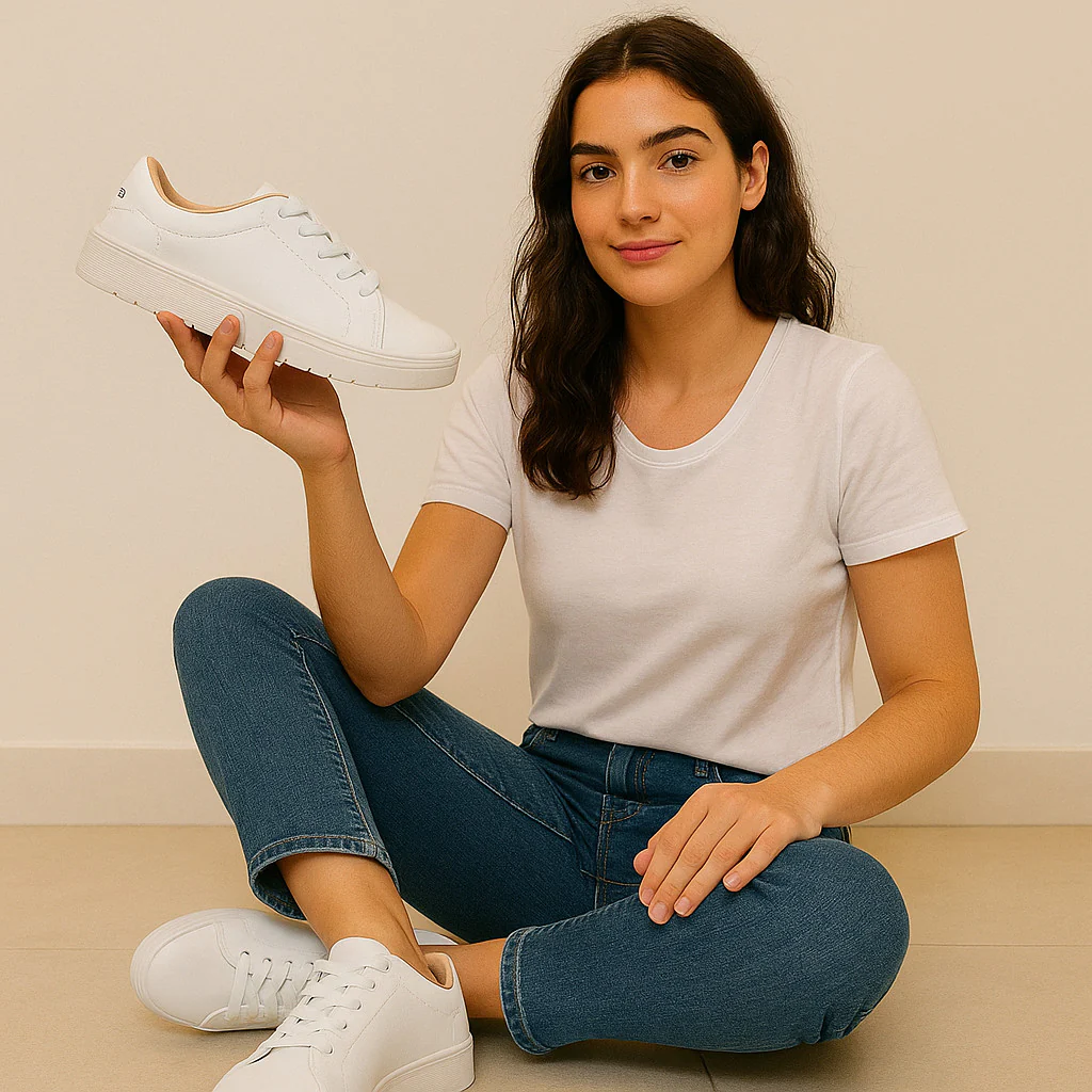 Tênis Feminino Casual Branco - Moleca - Image 12