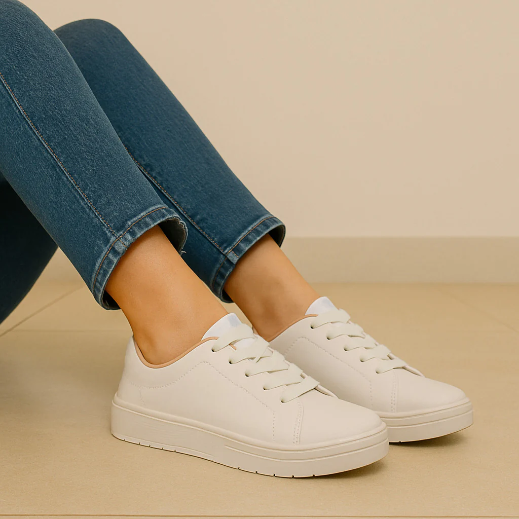 Tênis Feminino Casual Branco - Moleca - Image 5