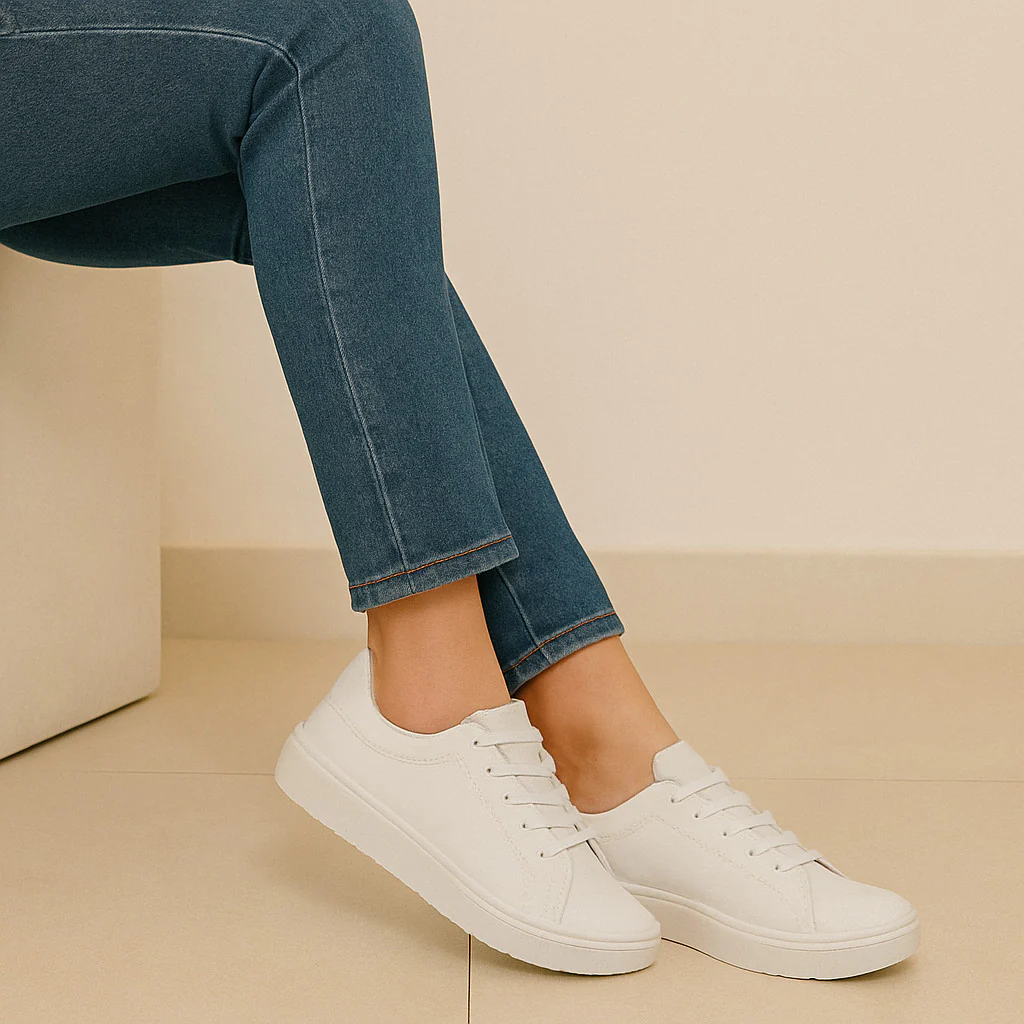 Tênis Feminino Casual Branco - Moleca - Image 9