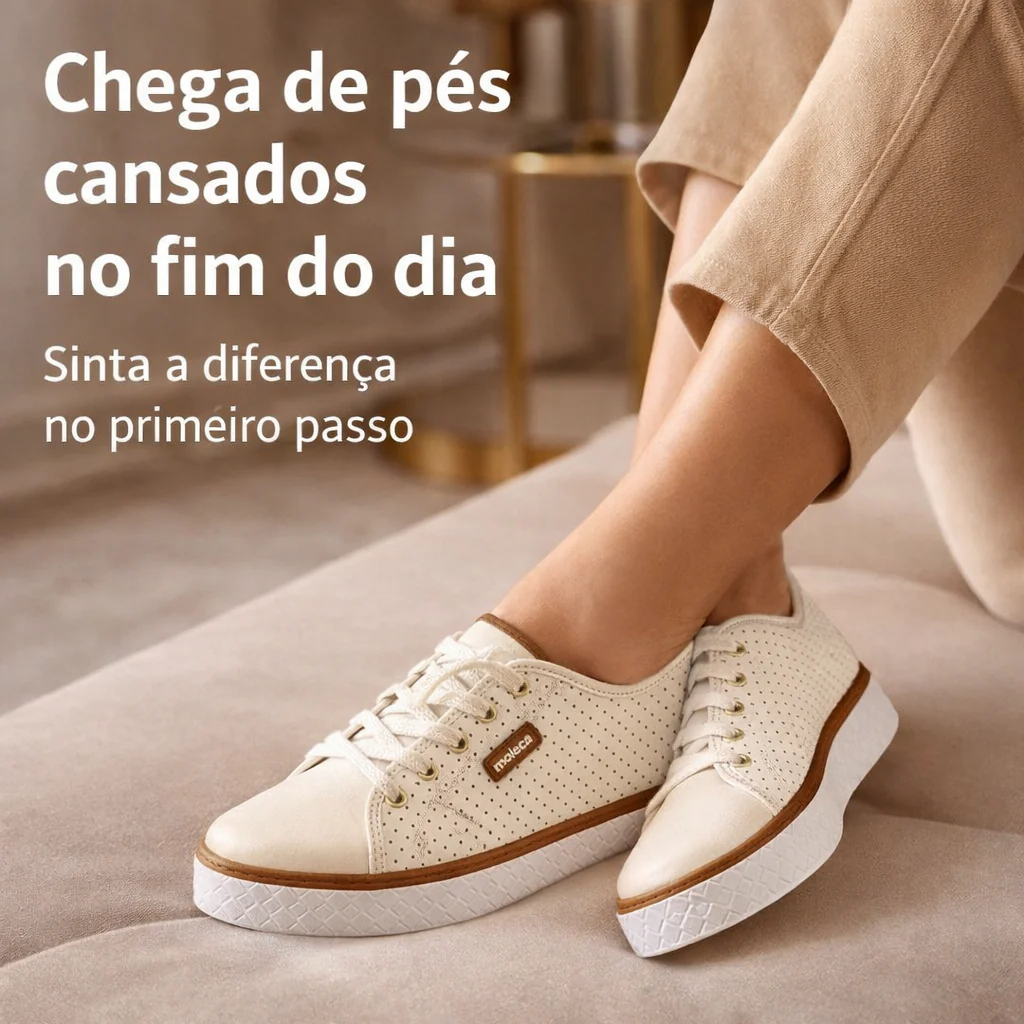 Tênis ortopédicos feminino Ultra Conforto Flex – de pés cansados a passos leves. - Image 3