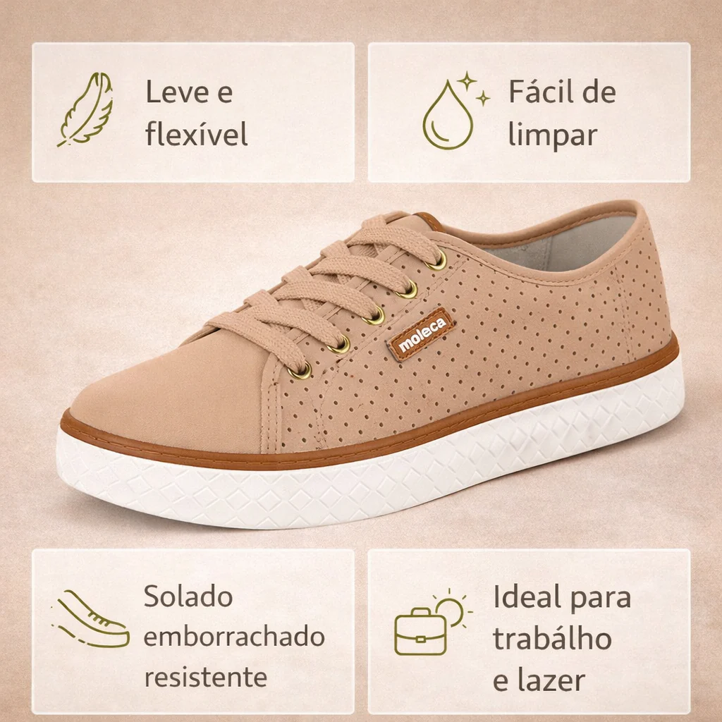 Tênis ortopédicos feminino Ultra Conforto Flex – de pés cansados a passos leves. - Image 9