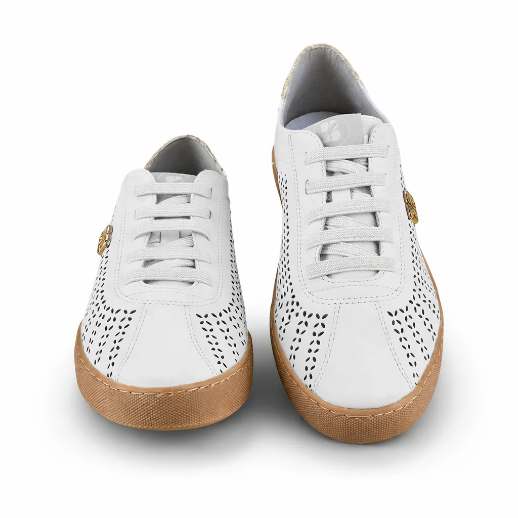 Tênis Feminino em Couro Branco Comfort Bottero - Image 10