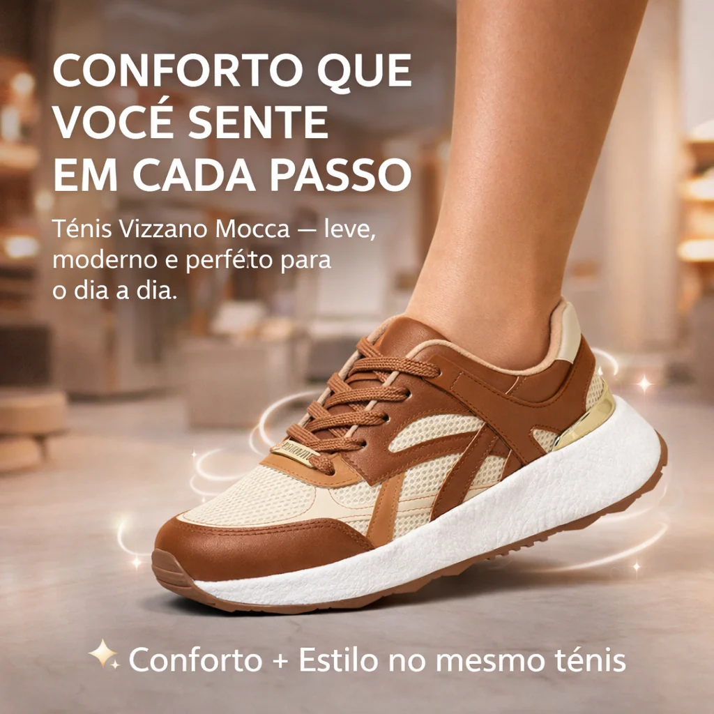 Tenis Feminino Vizzano Mocca Confort  – de pés cansados a passos leves. - Image 10