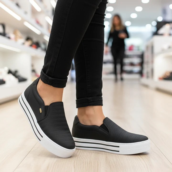 Tênis Feminino Slip-On Prisma Via Marte - Image 2