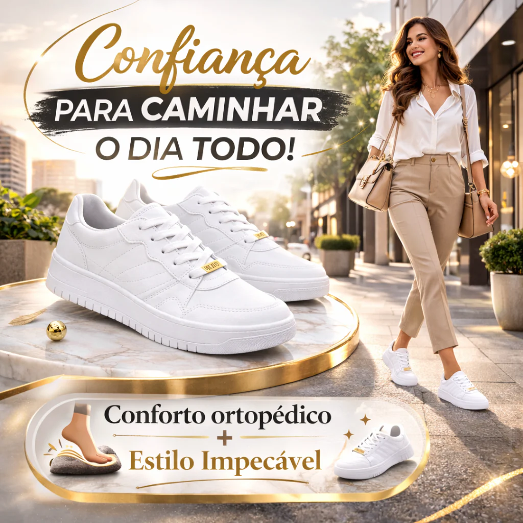 Tênis femininos casual Confortável Viz - Image 6